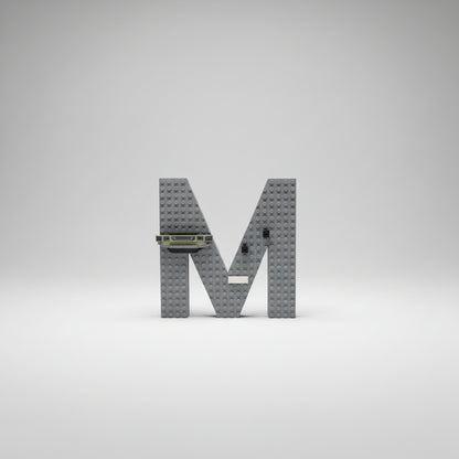 Brick Letter wall decor