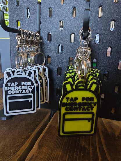 Emergency Contact Bag tag