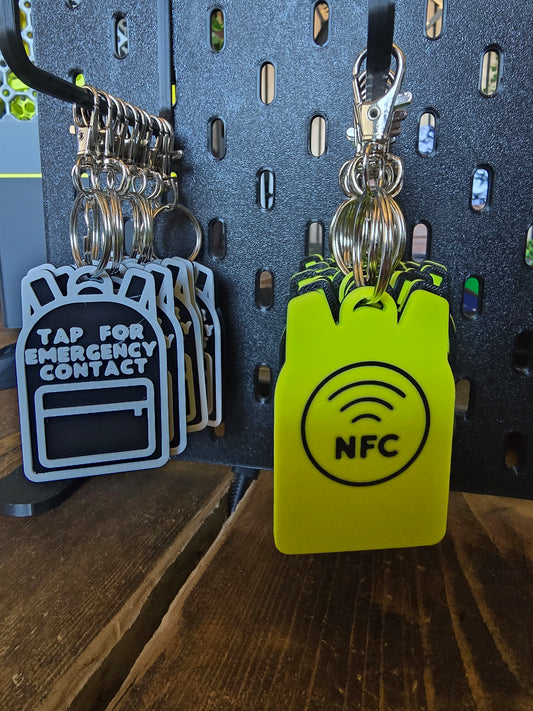 Emergency Contact Bag tag