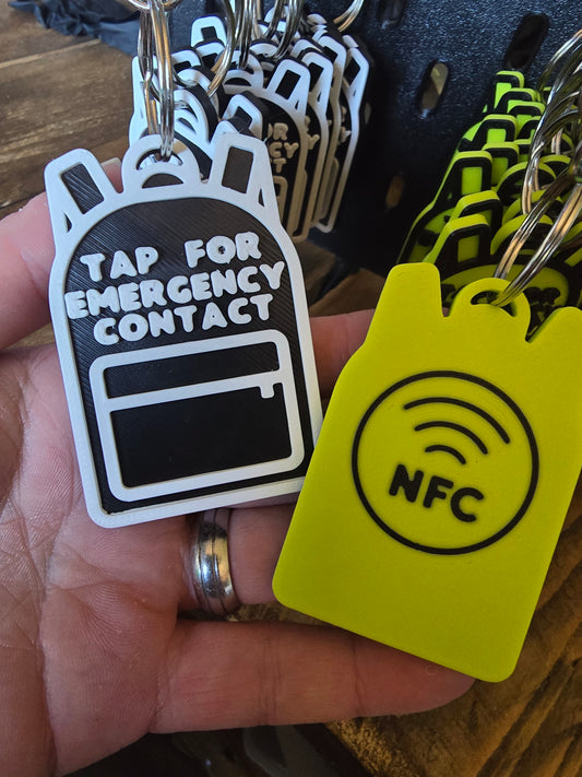 Emergency Contact Bag tag