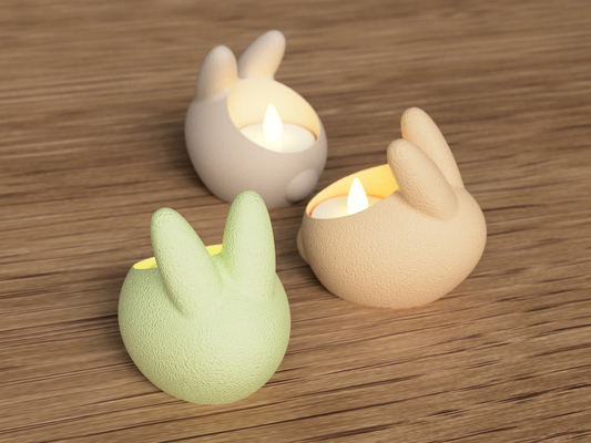 Easter Bunny tealight holder