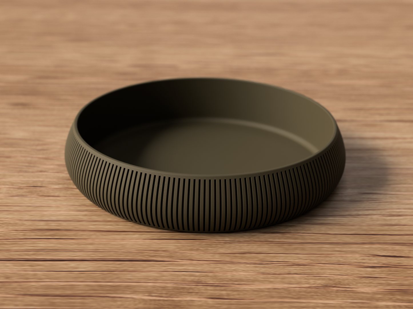 Modern Ribbed Catch-All Bowl | Minimalist Organiser Tray (176mm)