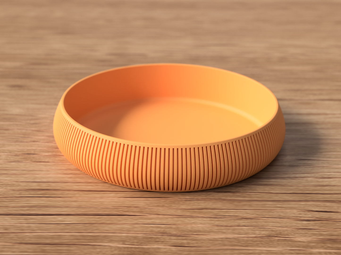 Modern Ribbed Catch-All Bowl | Minimalist Organiser Tray (176mm)