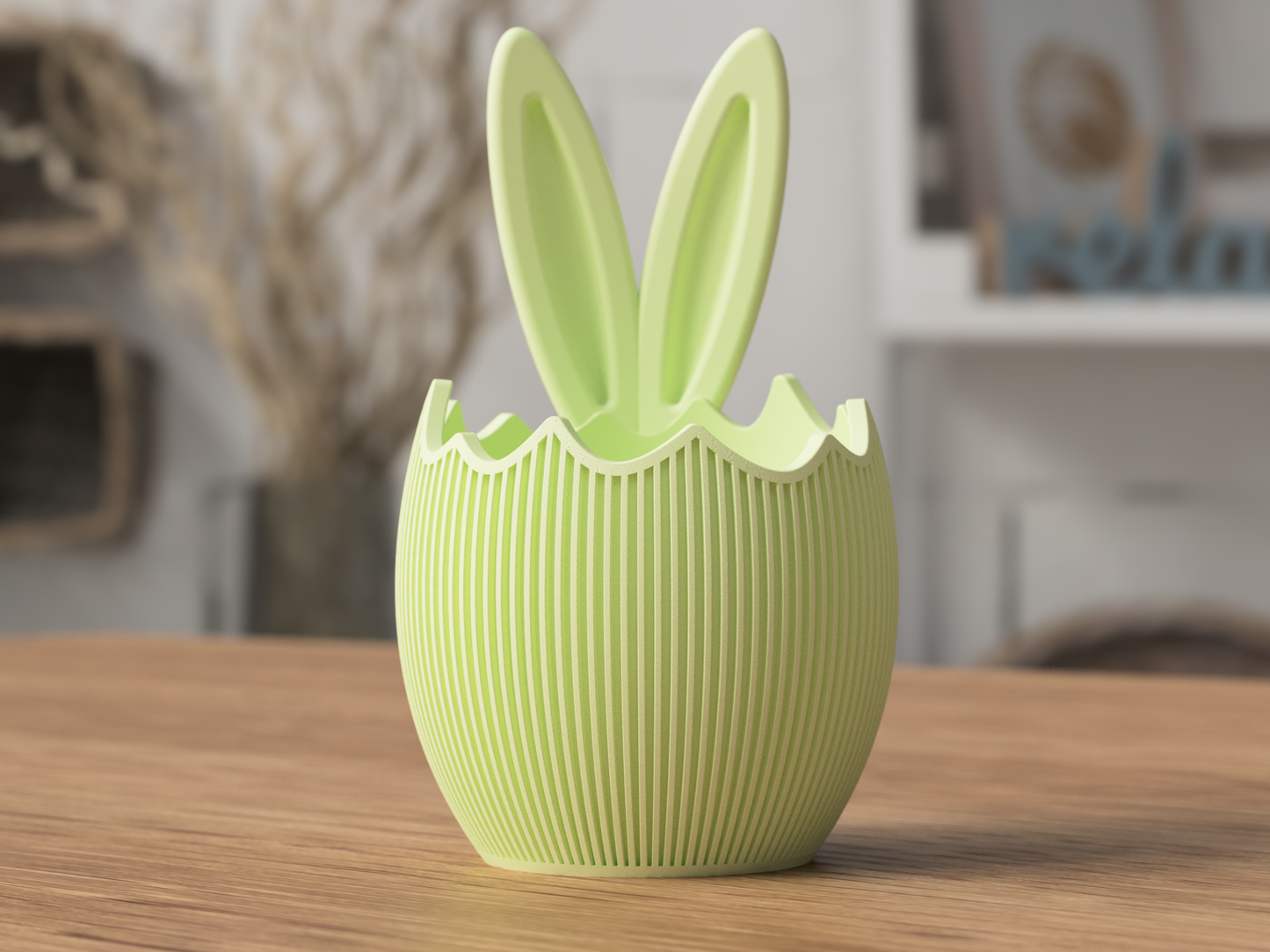 🐰 Modern Easter Egg Bowl – Bunny Ear Design