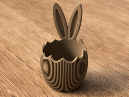 🐰 Modern Easter Egg Bowl – Bunny Ear Design