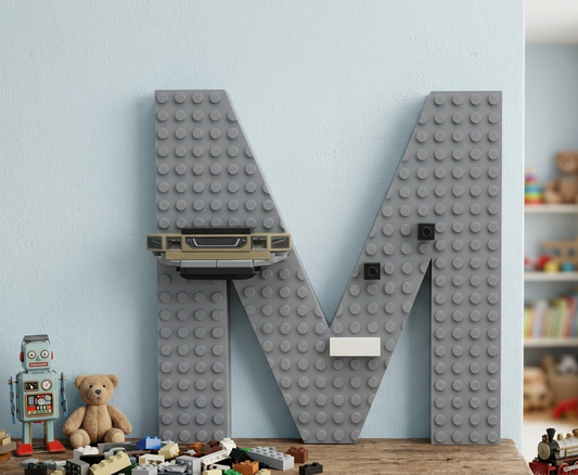 Brick Letter wall decor