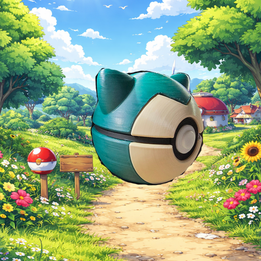 Snorlax-Inspired Fidget Clicker (Fan Art Collectible)