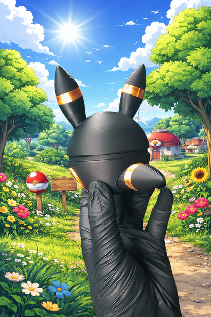 Umbreon-Inspired Fidget Clicker (Fan Art Collectible)
