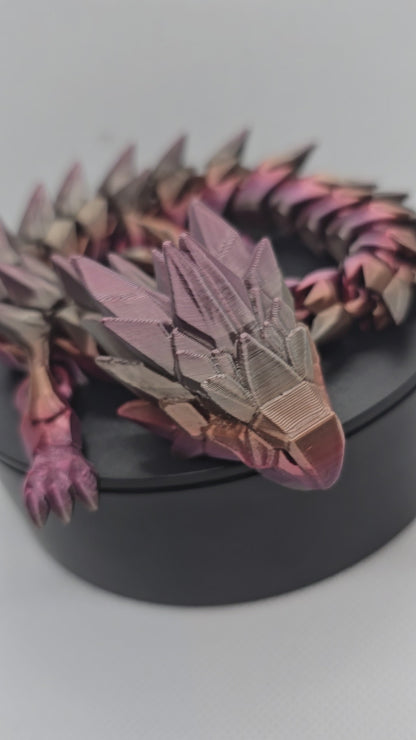 Multicoloured rainbow dragon